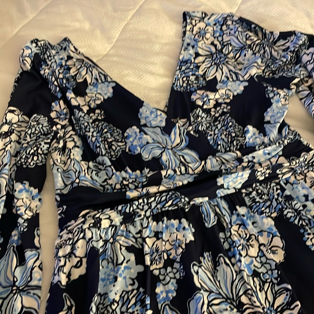 Lilly Navy Blue Romper